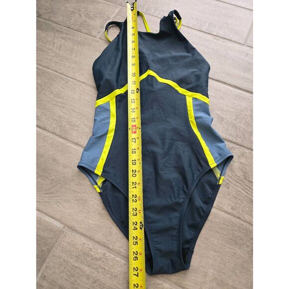 Women's Sweaty Betty‎ Medley One Piece Swimsuit Blue Size Small - Picture 2 of 8